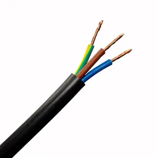 Argenplas T31NERO Cable taller 3 x 1.0 rollo negro IRAM NM 247-5